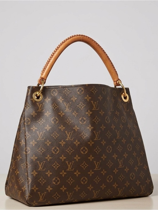 Louis Vuitton Handbags - Louis Vuitton Monogram Canvas Hobo Tote with Vachetta Handle in Brown